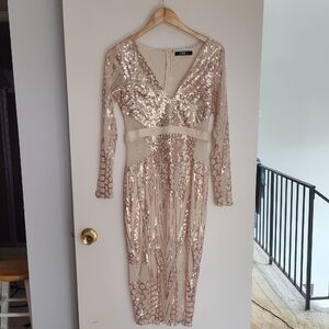 Stunning Gold Sequin Dress